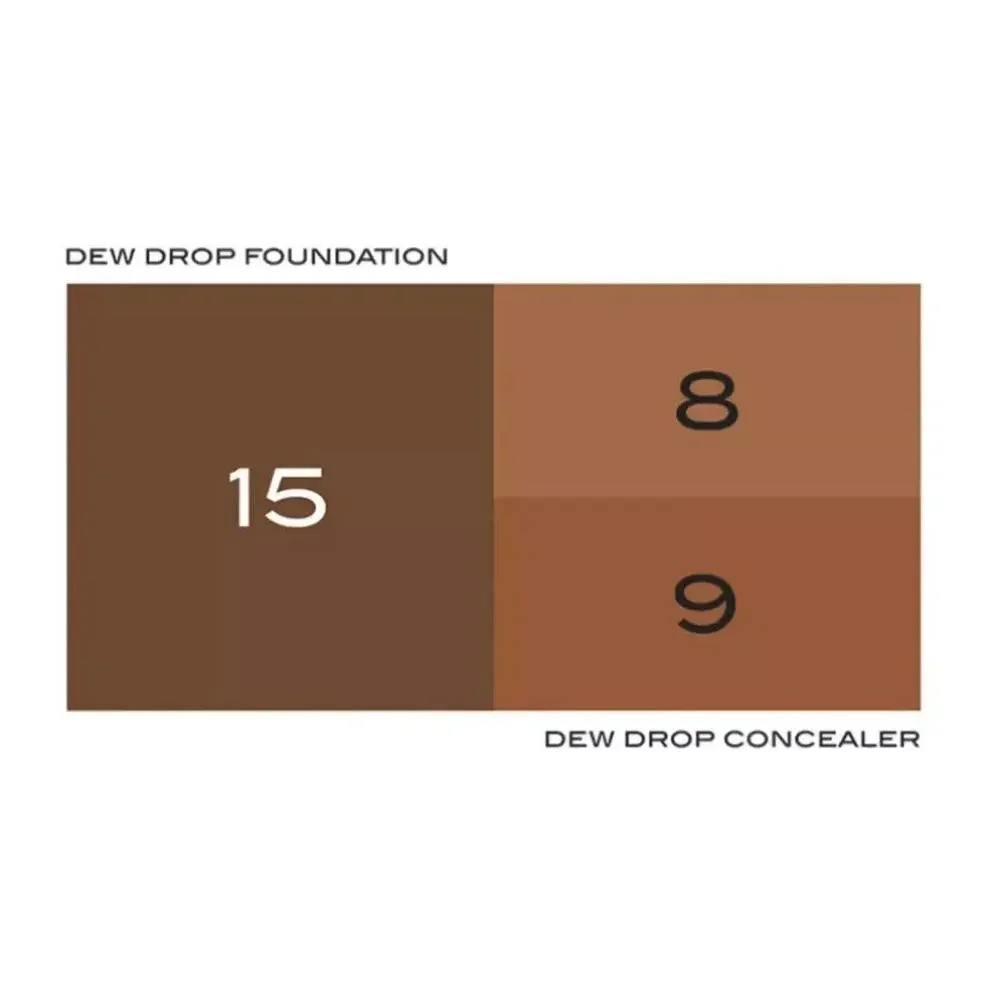 NIB Surratt Dew Drop Foundation Shade 15‎ Medium Bronze/Crimson 0.64OZ / 19ml